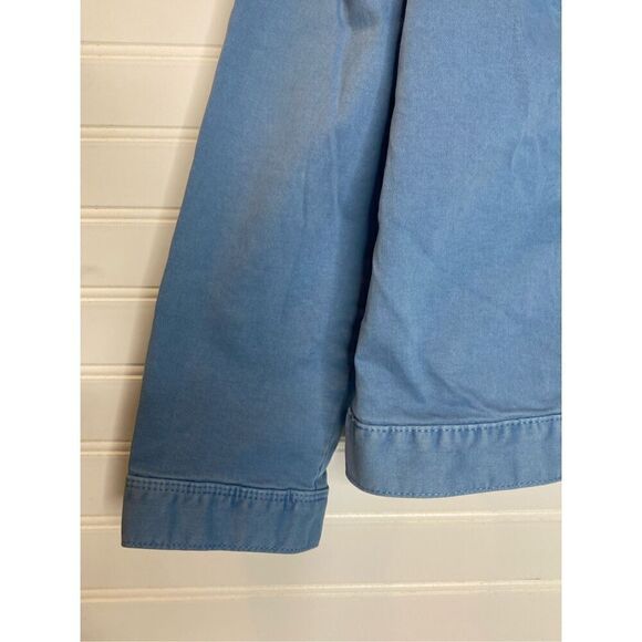 Chico’s Blue Stretchy Denim Cotton Blend Button Down Jacket Women’s Plus Size 3 - Picture 2 of 11